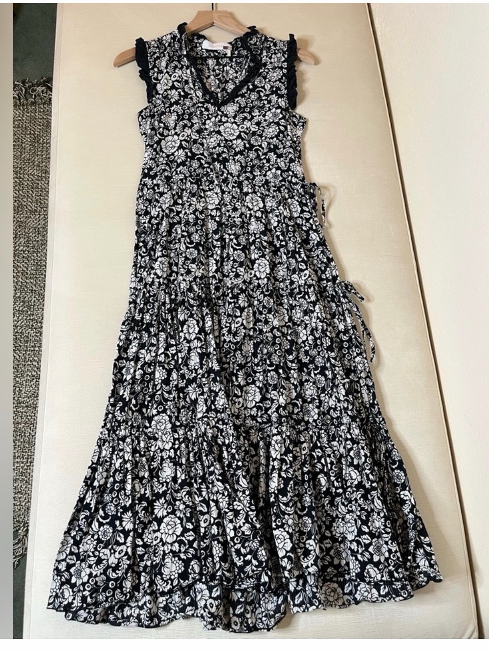 See by Chloe black and white Peony dress | S